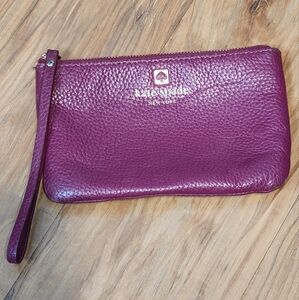 kate spade Rich Wine 100% Cow Leather Wristlet